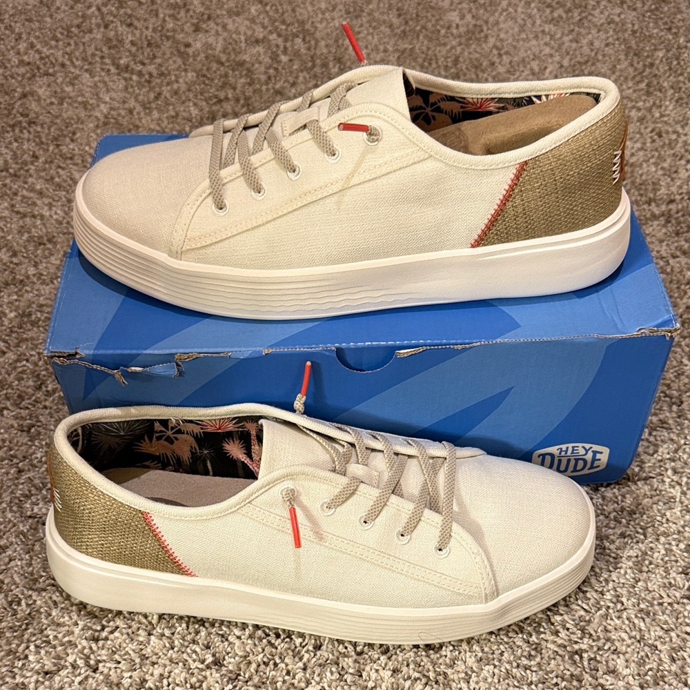 Hey Dude Women's Cody W Craft Linen Sneakers